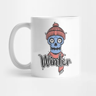 Winter skull Mug